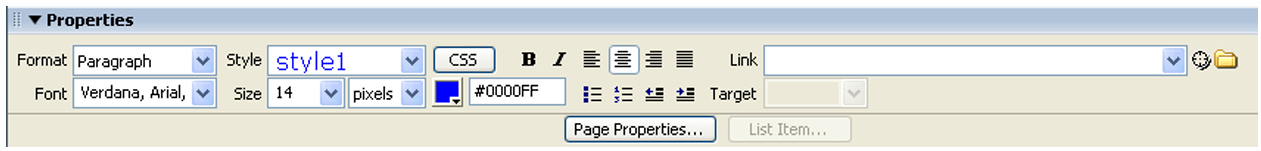 properties